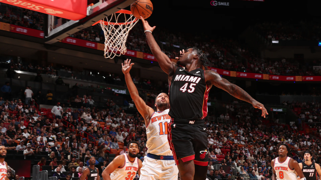 miami heat vs knicks match player stats