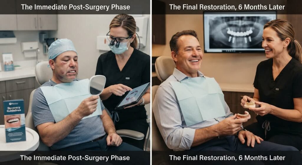 The Real Story Behind Before and After All on 4 Dental Implants: What to Expect before and after all on 4 dental implants